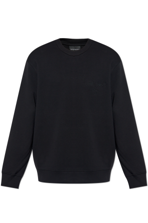 スウェット・トレーナー Burberry Black Sweatshirt With Logo Patch Burberry Black cotton crew-neck sweatshirt with logo – Lux
